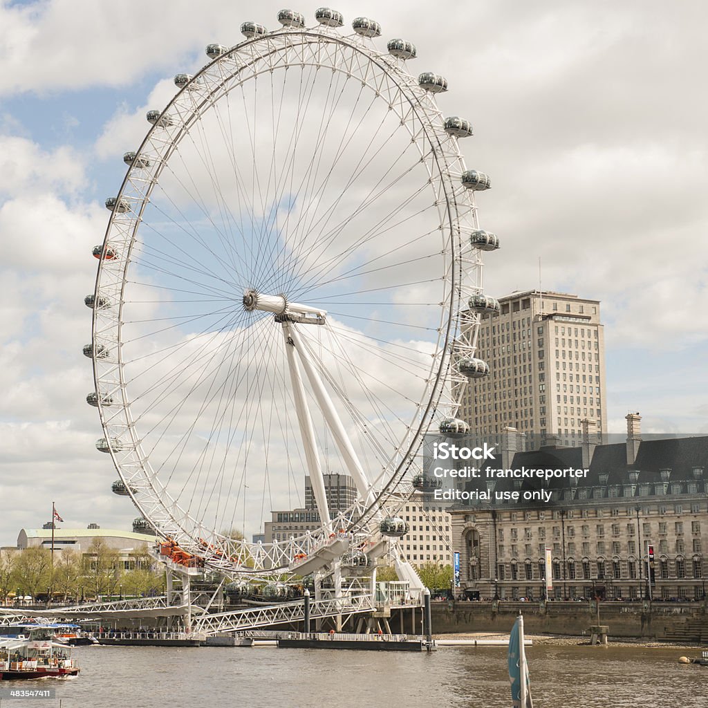 Olho de Londres - Royalty-free Roda do Milénio Foto de stock