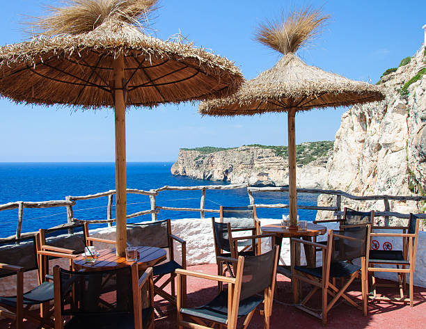 Cova d'en Xoroi, cove in Cala en Porter, Minorca,Balearic islands, Spain