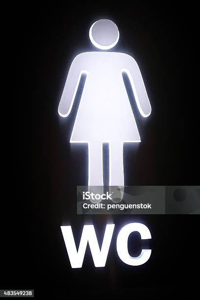 Wc Woman Sign Stock Photo - Download Image Now - 2015, Accessibility, Adult