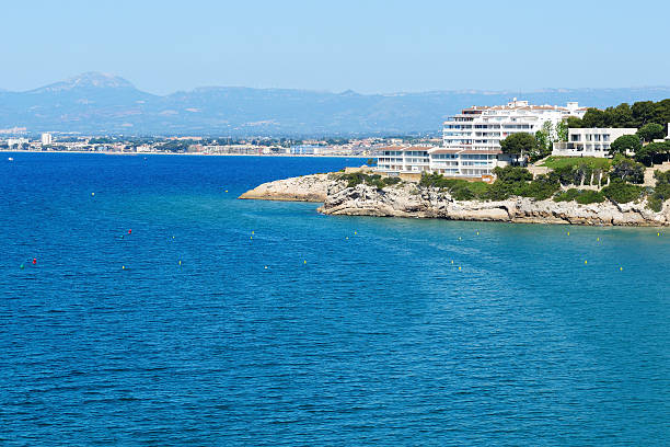 istock The view on luxury hotel and bay, Costa Dorada, Spain 483550054