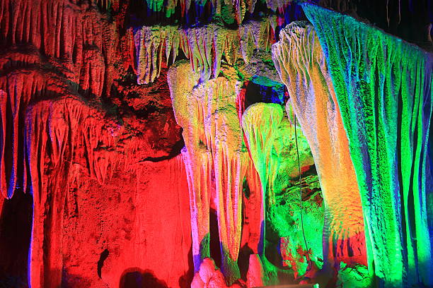istock cave stalactit in Guilin, China 483557722