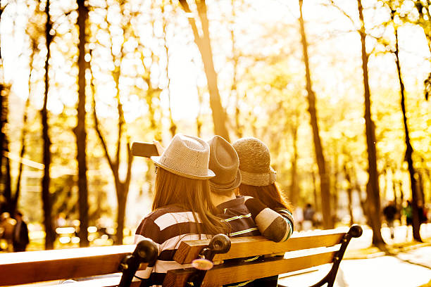 istock Young people self portrait with mobile phone 483559339