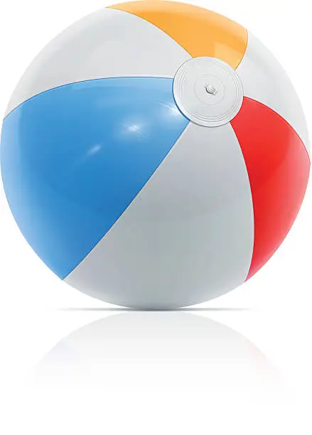Vector illustration of Beach ball