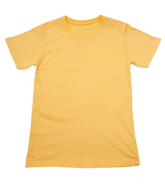 istock yellow t-shirt isolated on white 483561727