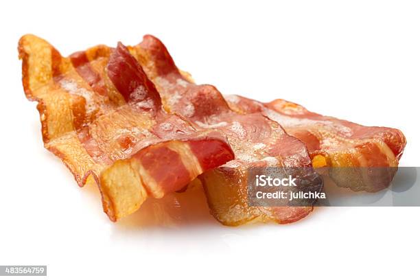 Crispy Bacon - Fotografias de stock e mais imagens de Bacon - Bacon, Assado no Forno, Carne