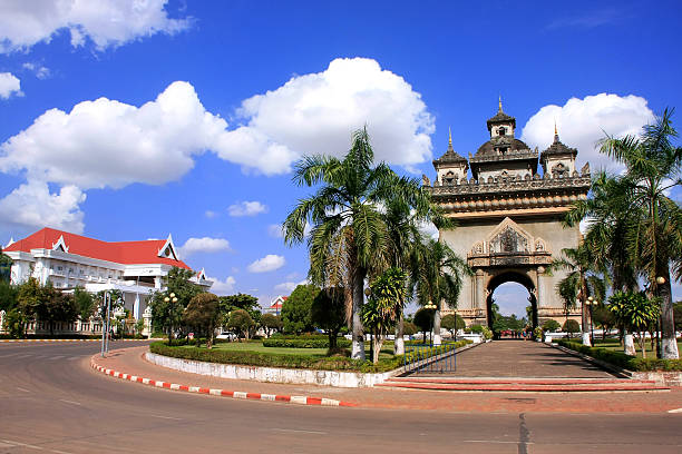 istock Victory Gate Patuxai, Vientiane, Laos 483565117