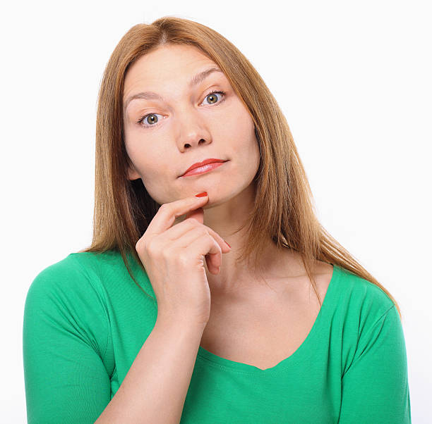 istock Thinking Young Woman Portrait. 483570771