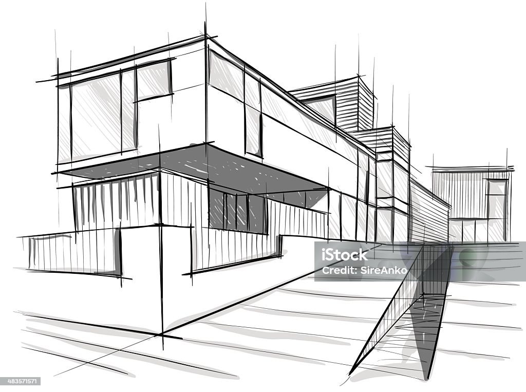 architecture vector illustration of the architectural design Architecture stock vector