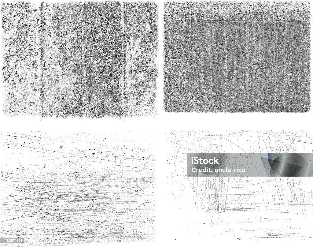 Les textures Grunge - clipart vectoriel de Carré - Composition libre de droits