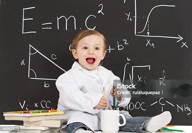 Happy Nerd Gifted Boy Stock Photo - Download Image Now - Toddler, Bizarre, Education