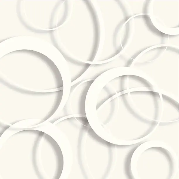 Vector illustration of abstract gray ring shape background