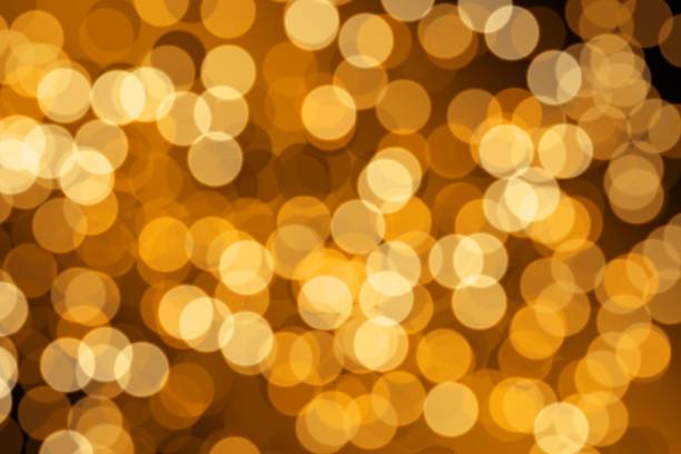 amarillo, desenfocado (holiday background) - christmas lights flash fotografías e imágenes de stock