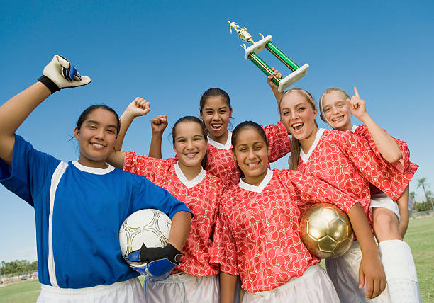istock Girls Winning Soccer Team 483575209