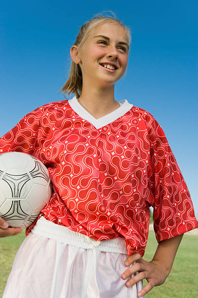 istock Teenage Soccer Player in Uniform 483575239