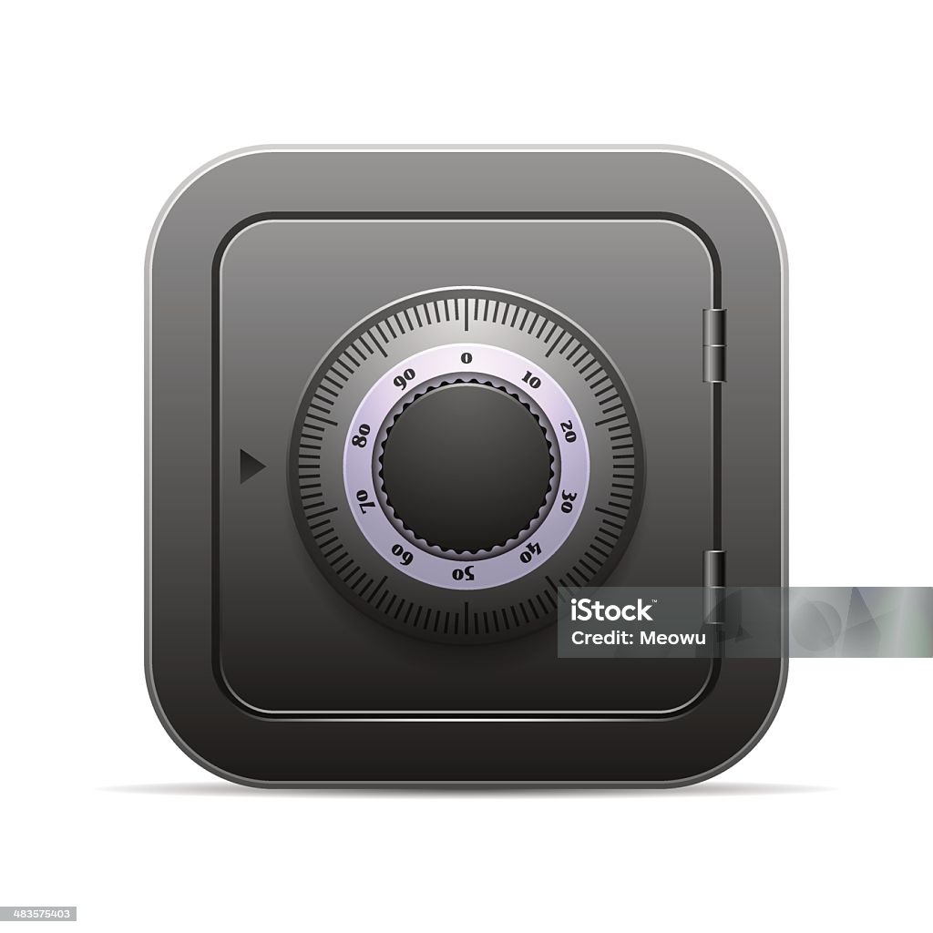 Black Safe With Coded Lock Stock Illustration - Download Image Now ...