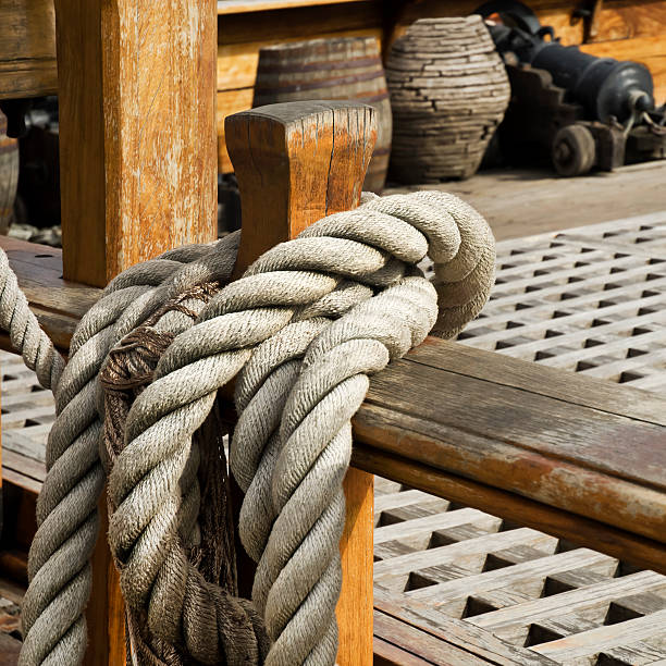 istock Rigging of sailing vessel 483575783