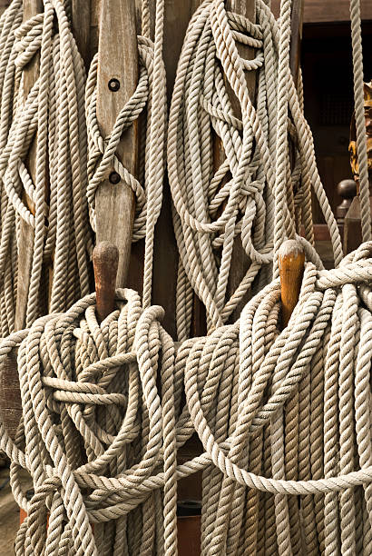 istock Rigging of sailing vessel 483575791