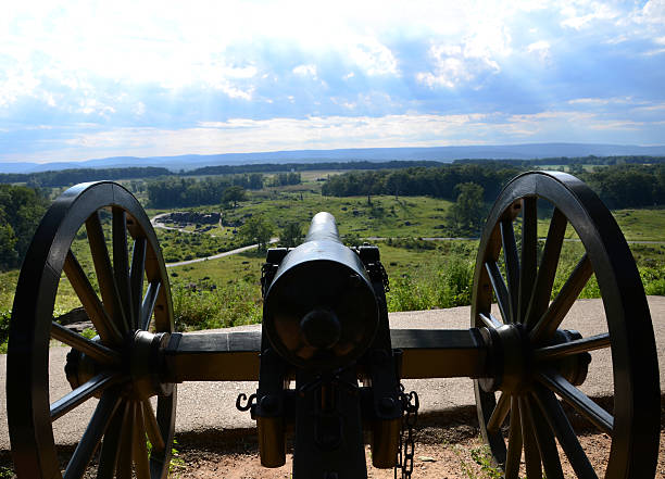 istock View from Cannon on Little Round Top - Gettysburg, PA 483579098