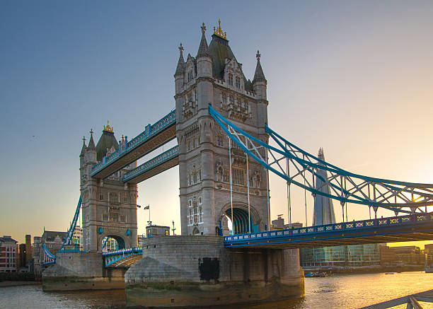 istock Tower bridge in the night lights, London 483582506