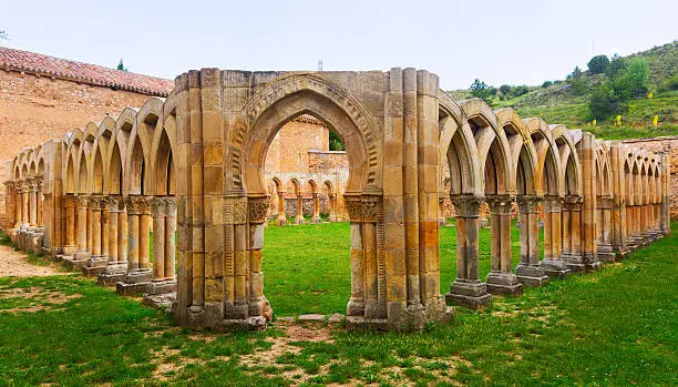 Gothic  cloister of San Juan de Duero Monastery