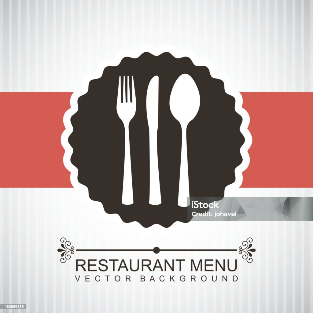 restaurant menu restaurant menu over gray background. vector illustration Concepts stock vector