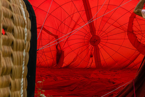 istock Hot air balloon, outdoor. 483595022