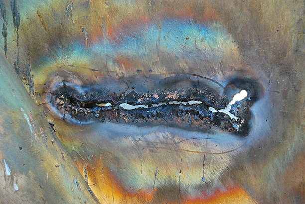 istock Amazing Art from welding bronze metal 483608238