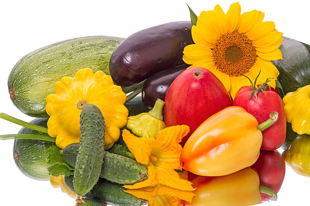 istock Still life of vegetables on white 483608662
