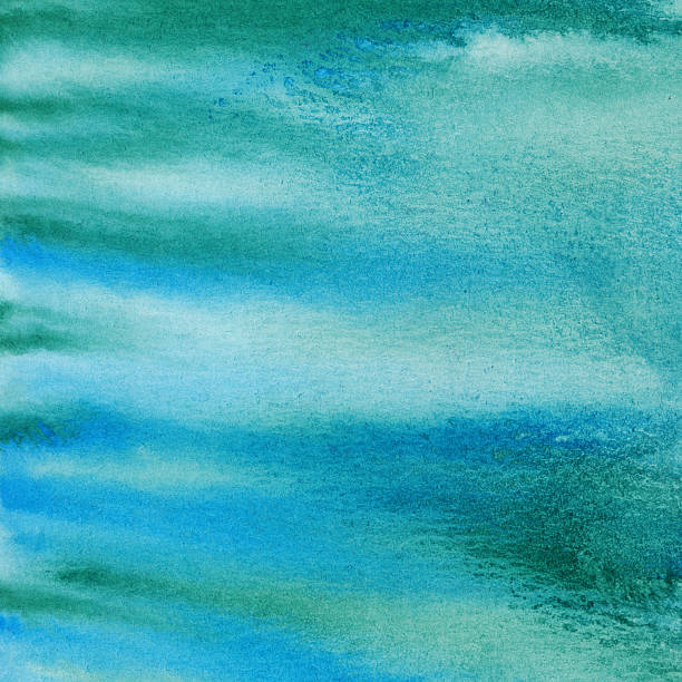 istock Streaks of blue and green paint with texture 483613932