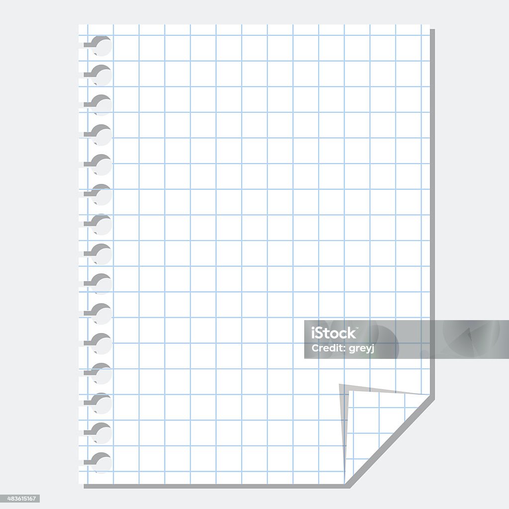 Vector Isolated Blank Sheet Of Paper Stock Illustration - Download