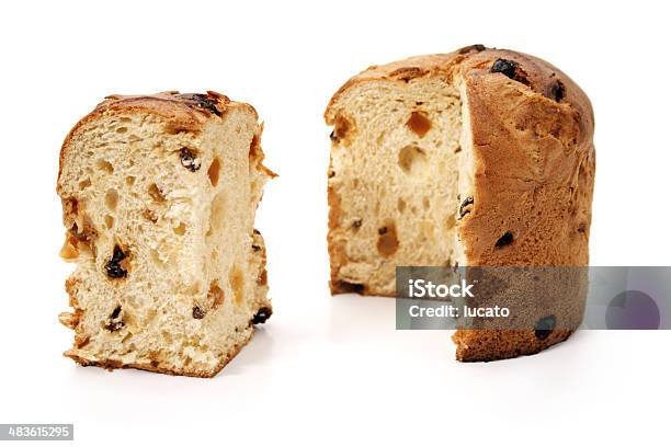 Foto de Panettone e mais fotos de stock de Panettone - Panettone, Fatia, Figura para recortar