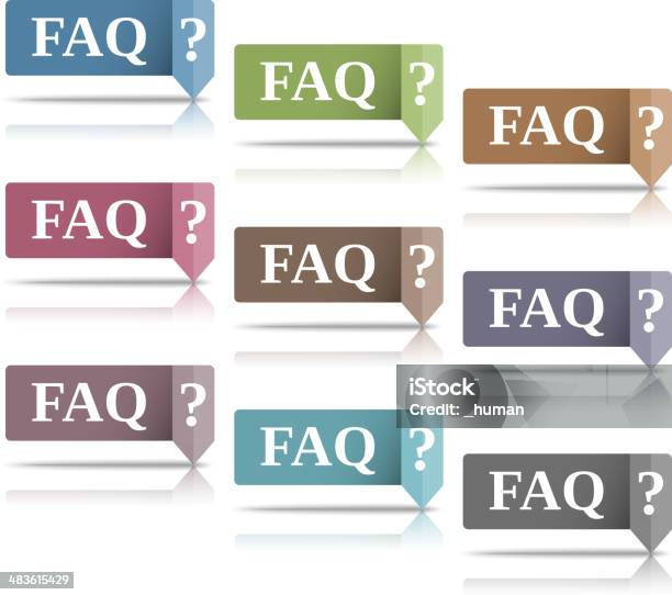 Faq Stock Illustration - Download Image Now - Abstract, Advice, Asking