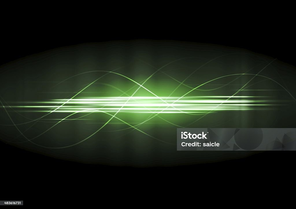 Bright green neon lines Abstract green neon lines background Abstract stock illustration