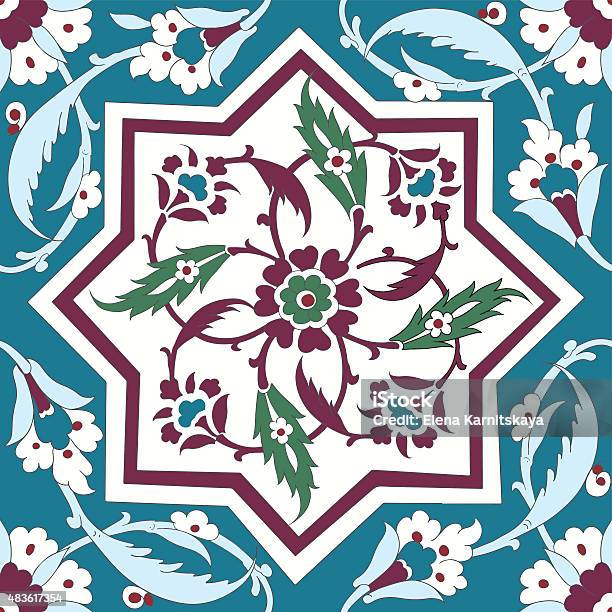 Arabic Ornament Seamless Pattern For Your Design Stock Illustration - Download Image Now - 2015, Arabic Style, Architecture