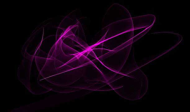 istock Graphic Design line purple and black background 483617448