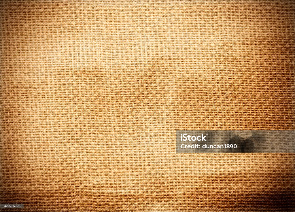 grunge marrone di tessuto in tela - Foto stock royalty-free di Antico - Vecchio stile