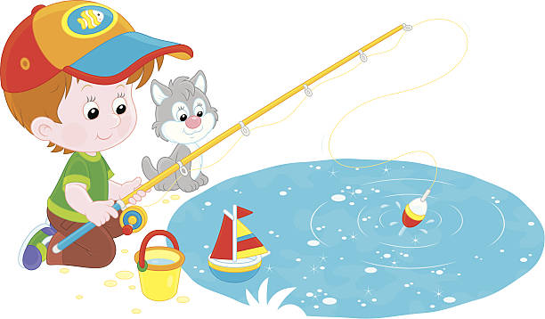90+ Baby Fishing Rod Stock Illustrations, Royalty-Free Vector Graphics & Clip  Art - iStock