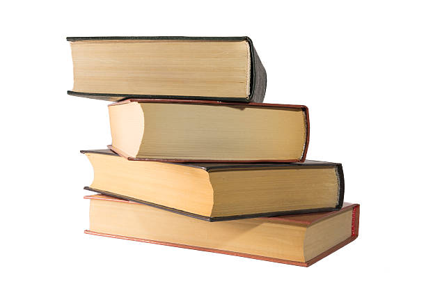istock Stack  books out of the four pieces 483622182