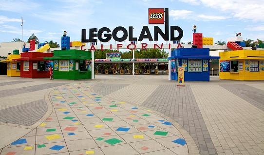 Carlsbad, California, USA - September 9, 2012: Legoland California, is a theme park located in Carlsbad, California, based on the Lego toy brand. It is the first Legoland park to open outside of Europe.