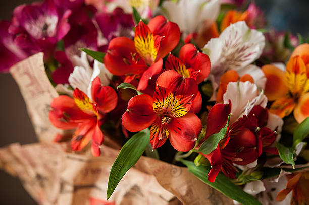 istock bouquet colorful flowers alstroemeria 483622328
