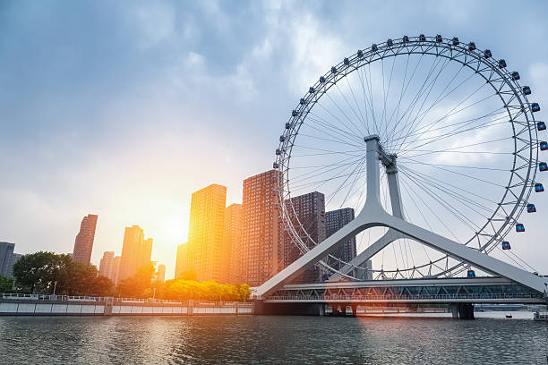 istock tianjin ferris wheel cityscape 483625618