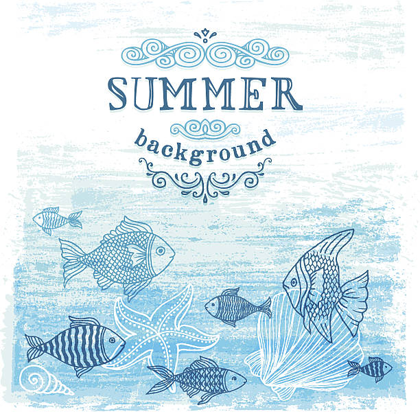 Summer Background vector art illustration