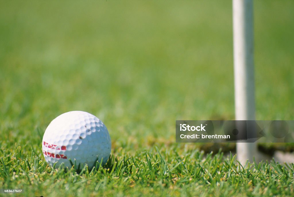 Perto de golfe - Foto de stock de Bandeira royalty-free