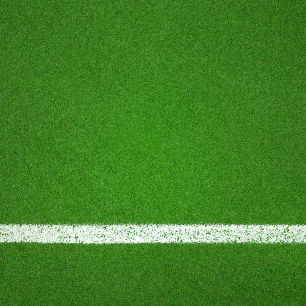 istock Paddle tennis green hard court texture 483627879