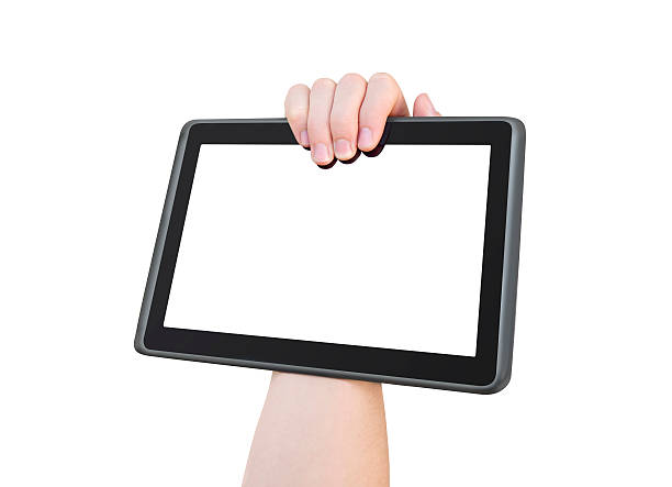 Big tablet stock photo