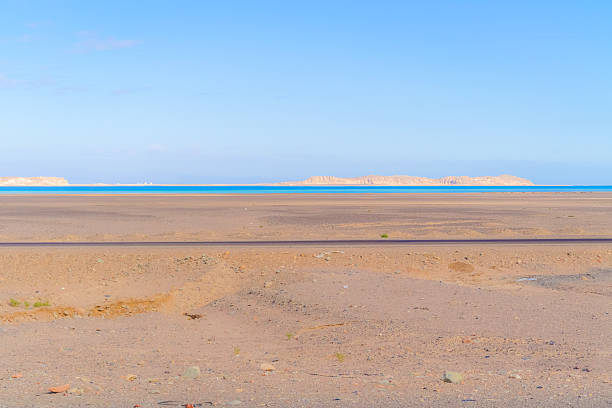 widok na zatoki suez i sinai - gulf of suez zdjęcia i obrazy z banku zdjęć