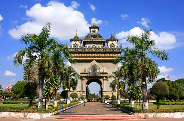 istock Victory Gate Patuxai, Vientiane, Laos 483632179