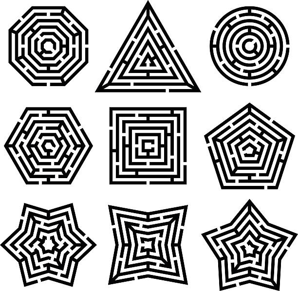 Des labyrinthes - Illustration vectorielle