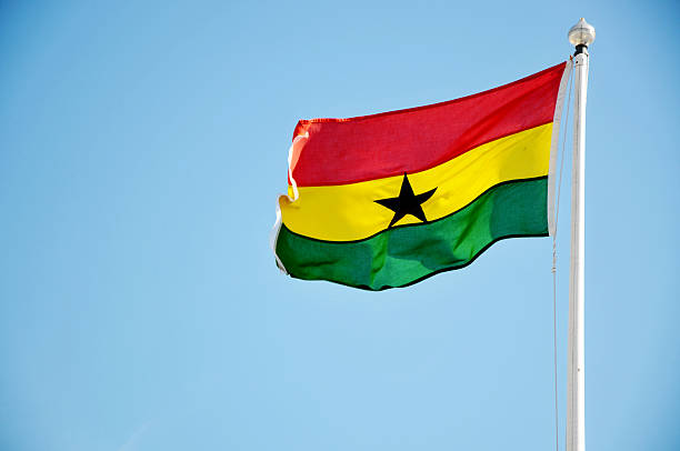 istock National Flag Of Ghana 483632977