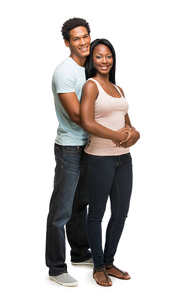 istock Romantic latin couple holding each other 483633677
